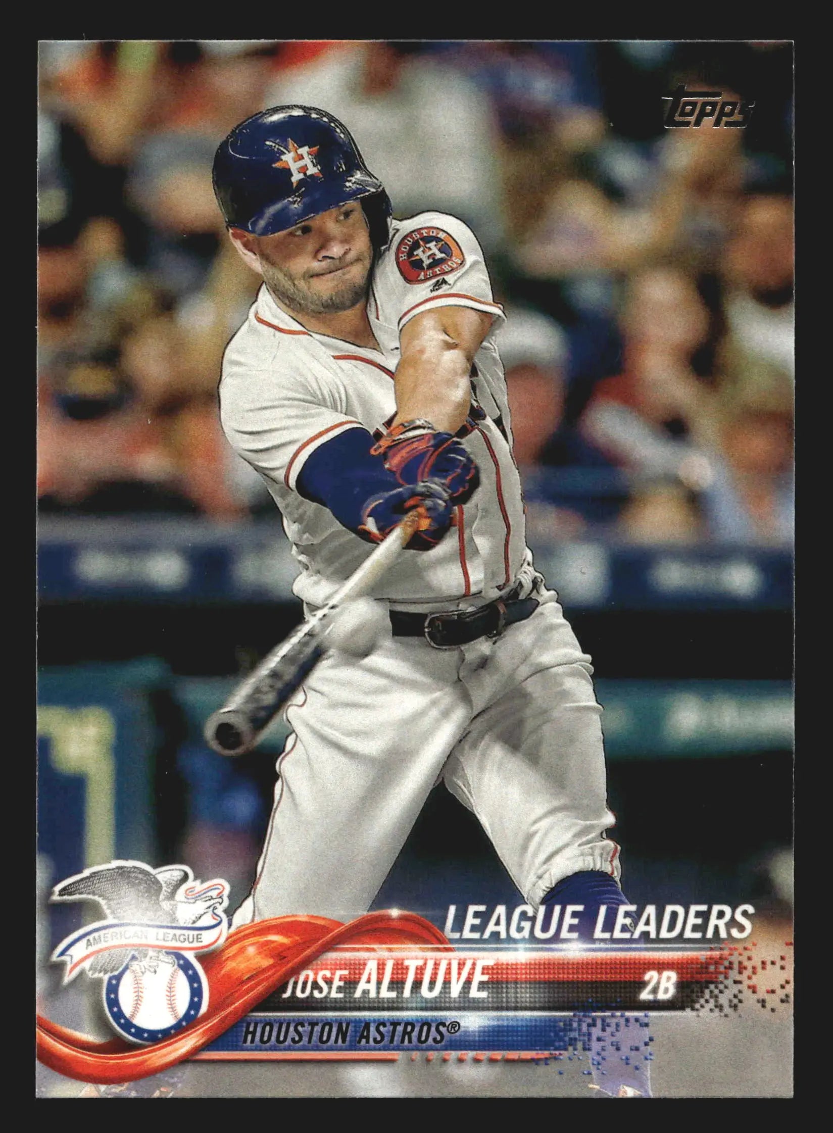 2018 Topps Series 1 Jose Altuve League Leaders #294 Houston Astros - Baseball Card Single