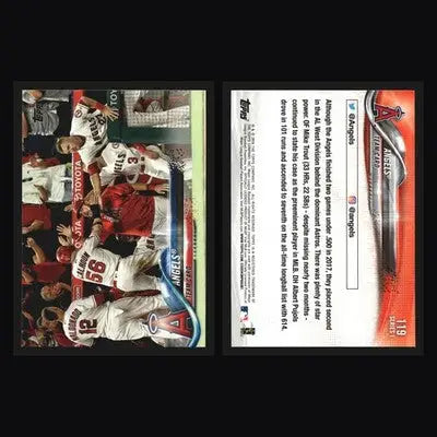 2018 Topps Series 1 Los Angeles Angels Team Card #119 - Baseball Card Single