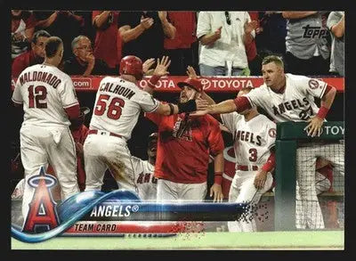 2018 Topps Series 1 Los Angeles Angels Team Card #119 - Baseball Card Single