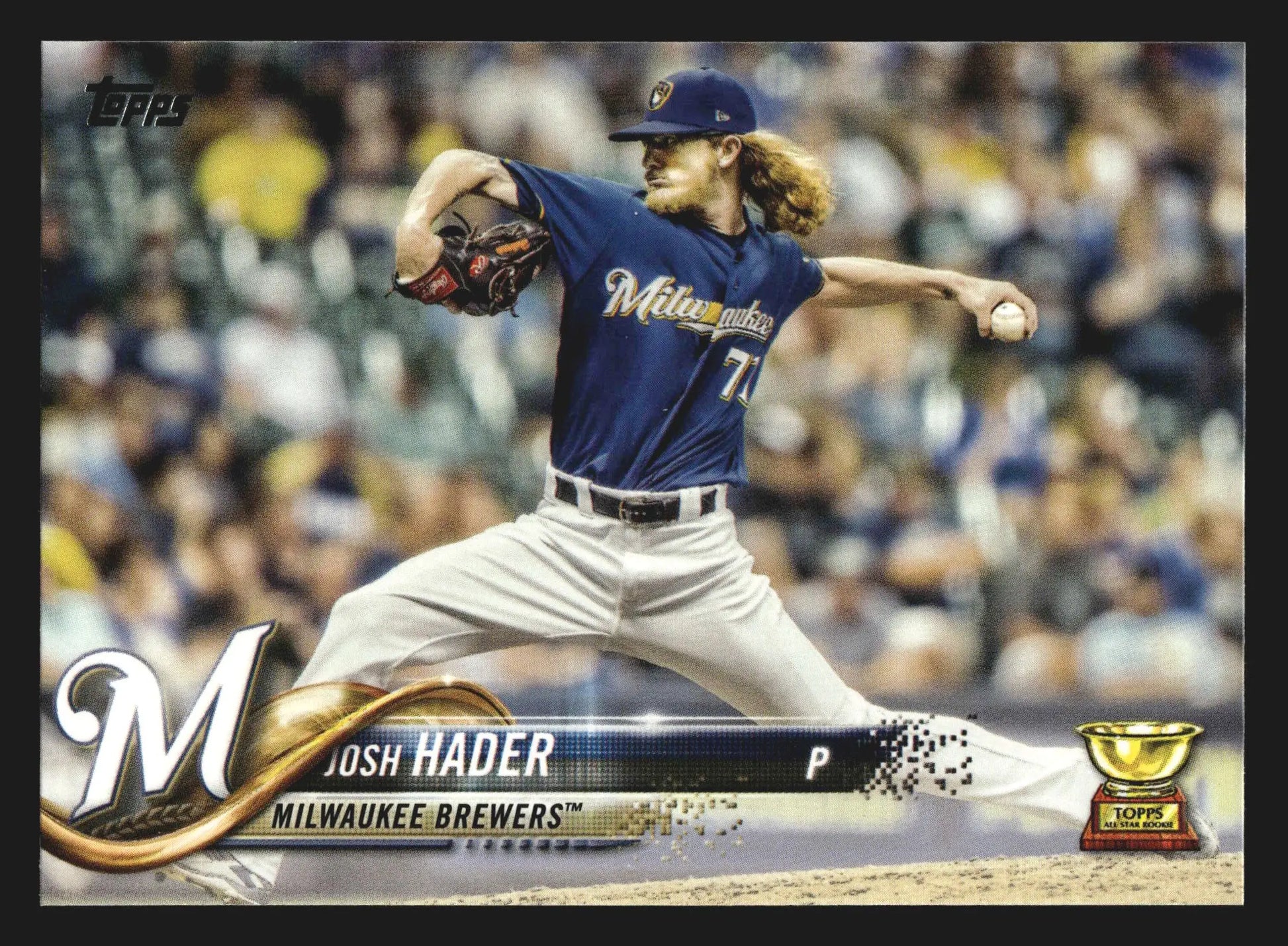 2018 Topps Series 2 #357 Josh Hader Rookie Cup Brewers - Baseball Card Single