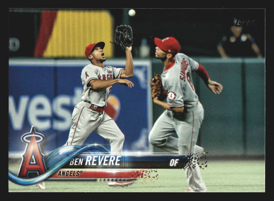2018 Topps Series 2 Ben Revere #642 Los Angeles Angels - Baseball Card Single