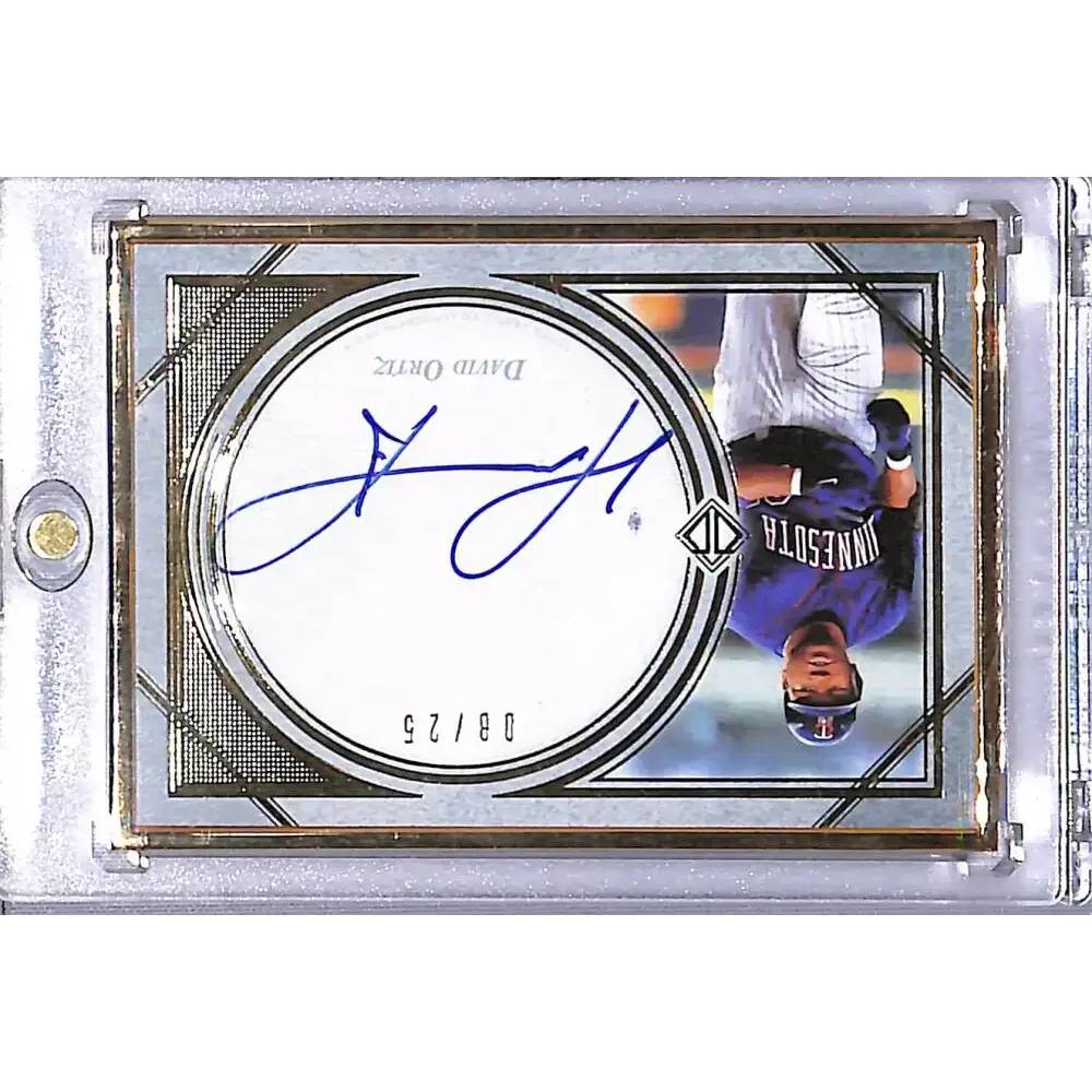 2018 Topps Transcendent #TCA-DO David Ortiz EX Excellent Auto 08/25 Minnesota Twins - Baseball Card Single
