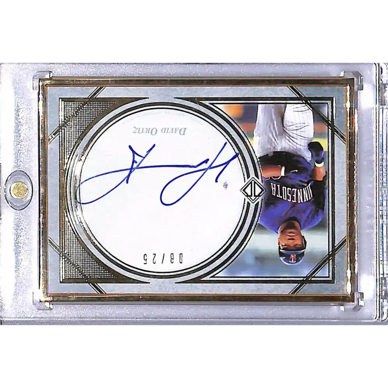 2018 Topps Transcendent #TCA-DO David Ortiz EX Excellent Auto 08/25 Minnesota Twins - Baseball Card Single