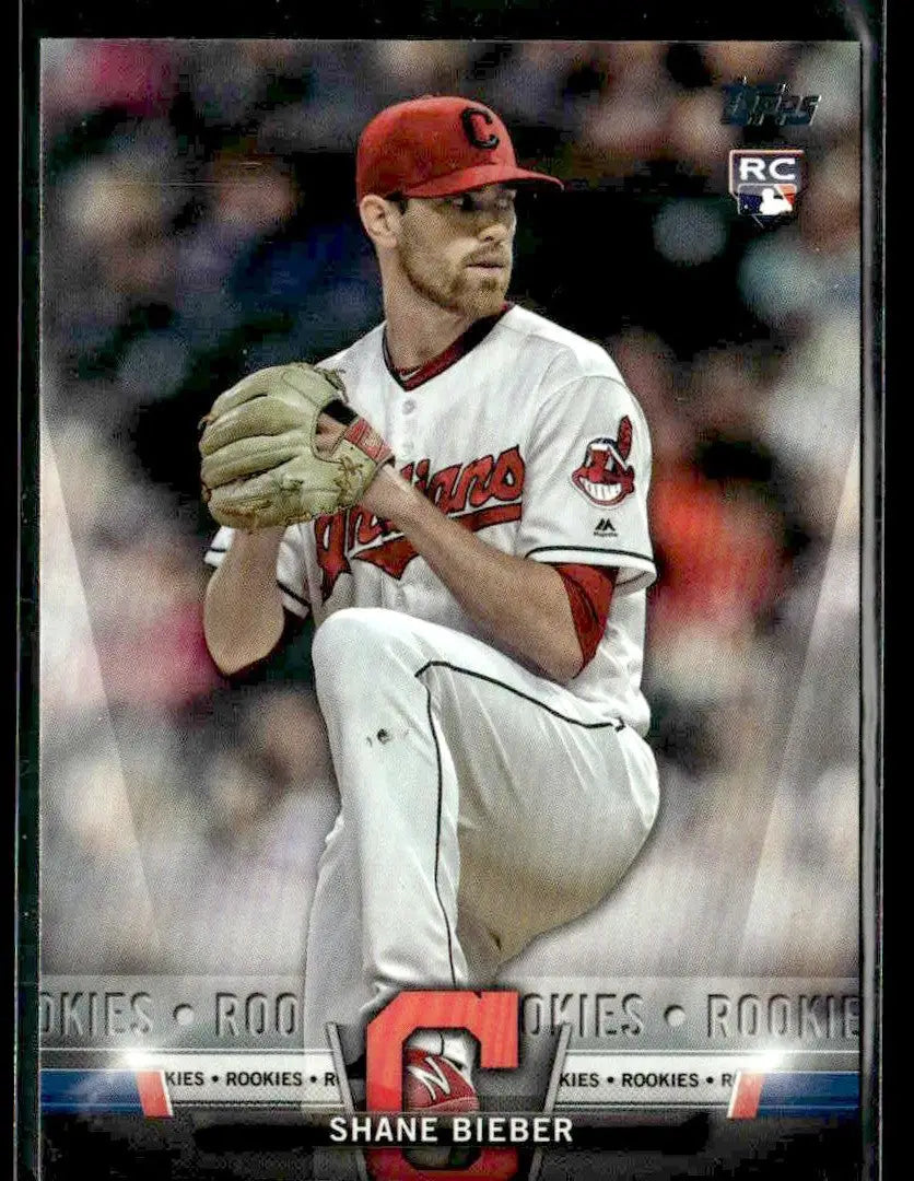 2018 Topps Update #S-34 Shane Bieber Salute - Baseball Card Single