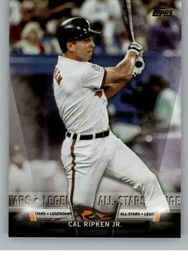 Baseball trading card of Cal Ripken Jr from 2018 Topps Update Salute series