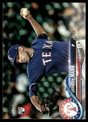 2018 Topps Update Series Brandon Mann #US208 RC Baseball - Baseball Card Single