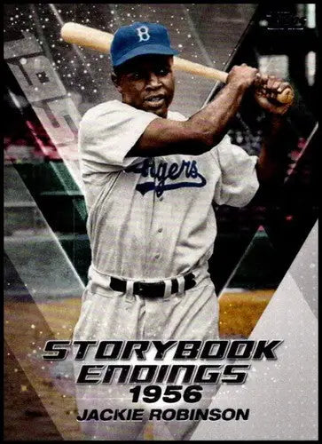 Jackie Robinson baseball card from 2018 Topps Update Storybook Endings series