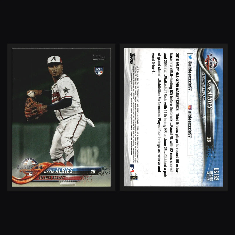 2018 Topps Update #US162 Ozzie Albies Atlanta Braves RC