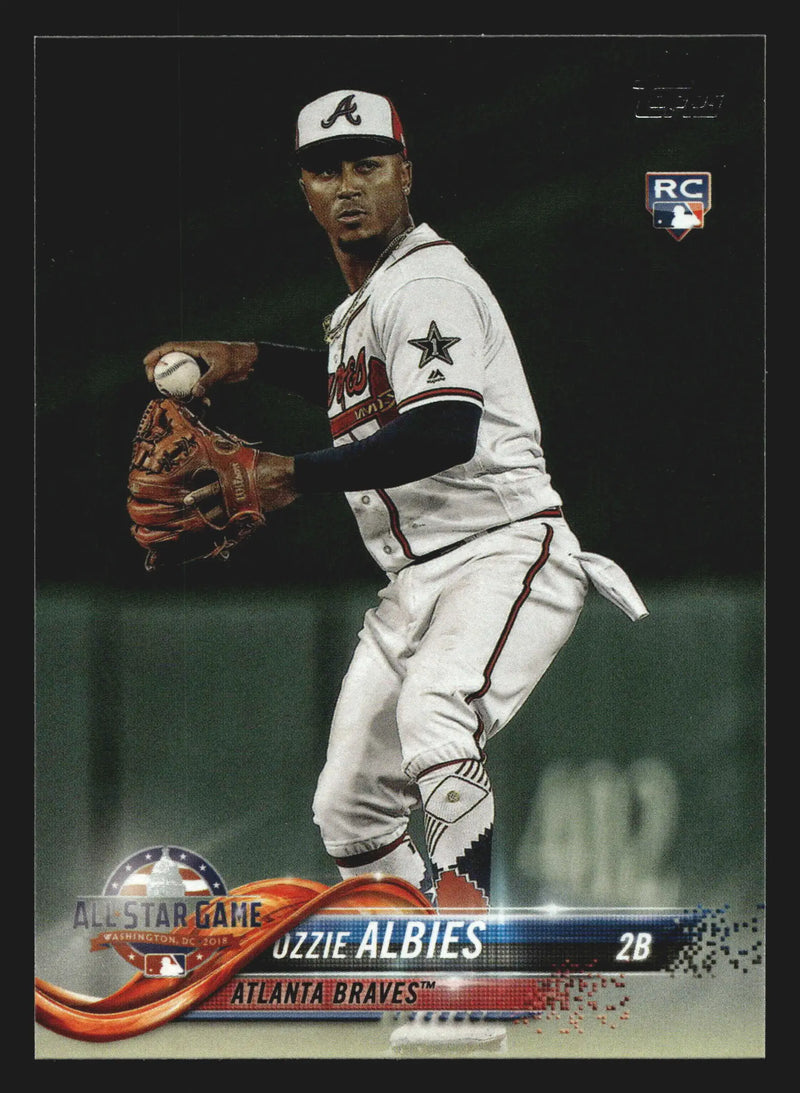 2018 Topps Update #US162 Ozzie Albies Atlanta Braves RC