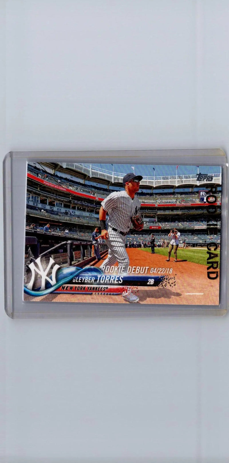 Gleyber Torres rookie card 2018 Topps Update US191 Gleyber Torres collectible