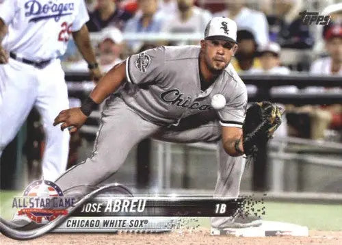 Original gloss US234 Jose Abreu baseball card from Topps Update 2018