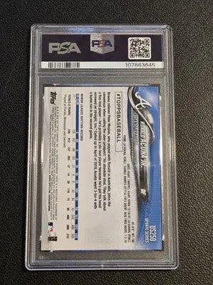 2018 Topps Update #US250 Ronald Acuna Jr. PSA 8 - Baseball Card Single