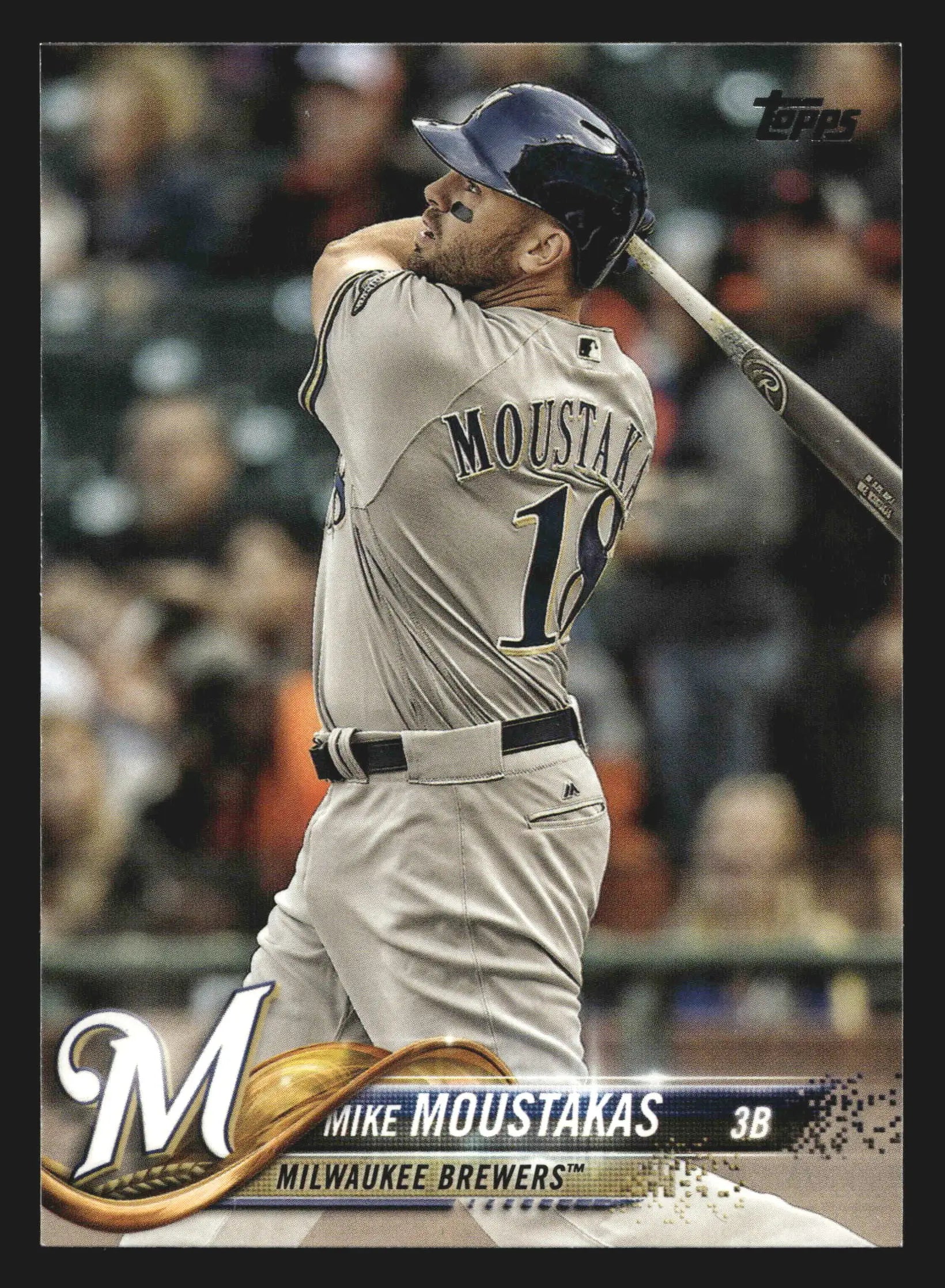 2018 Topps Update #US55 Mike Moustakas Milwaukee Brewers - Baseball Card Single