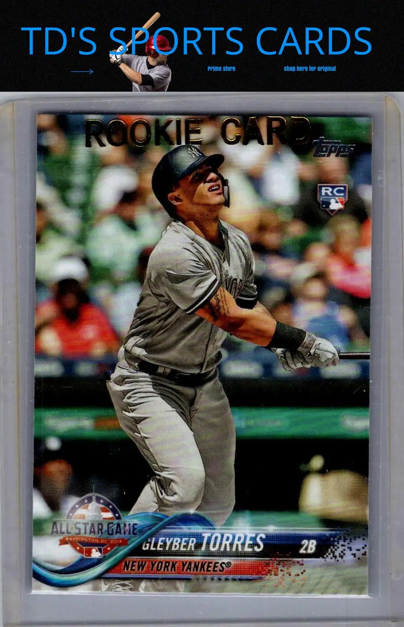 Gleyber Torres rookie card from 2018 Topps Update US99 Gleyber Torres collection