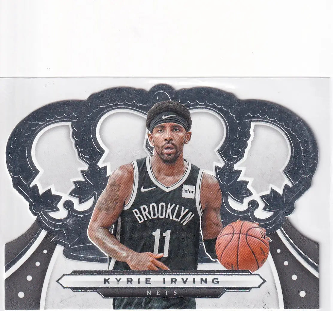 2019-20 CROWN ROYAL #93 KYRIE IRVING DIE CUT- BROOKLYN NETS