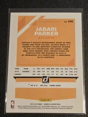 2019-20 Donruss #199 Jabari Parker Press Proof Red Laser #/99 - Basketball Card Single