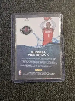 2019-20 Donruss Optic #10 Russell Westbrook Splash! - Basketball Card Single