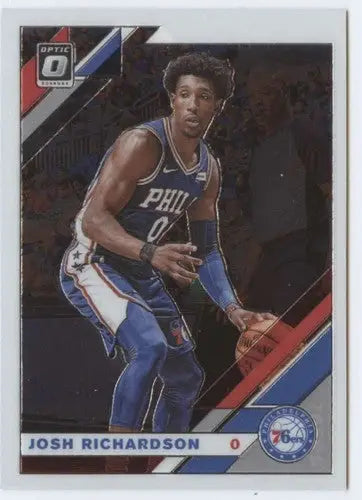Josh Richardson 2019-20 Donruss Optic basketball card with original gloss and vibrant design