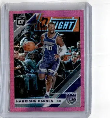 2019-20 Donruss Optic #77 Harrison Barnes Hyper Pink - Basketball Card Single