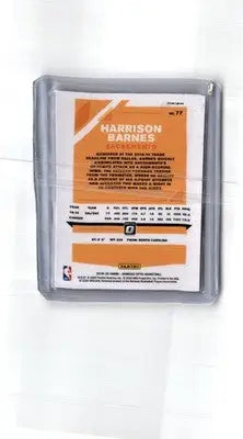 2019-20 Donruss Optic #77 Harrison Barnes Hyper Pink - Basketball Card Single