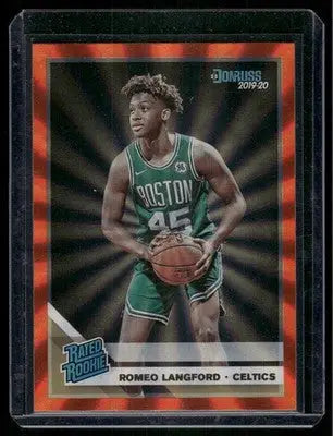 2019-20 Donruss Rated Rookie Romeo Langford #213 Basketball - Basketball Card Single