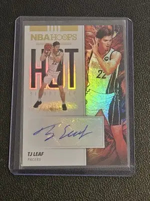 2019-20 Hoops #HS-TJL TJ Leaf Hot Signatures - Basketball Card Single