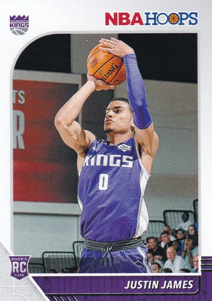 2019-20 Hoops Justin James RC #244 - Sacramento Kings