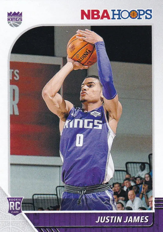 2019-20 Hoops Justin James RC #244 - Sacramento Kings
