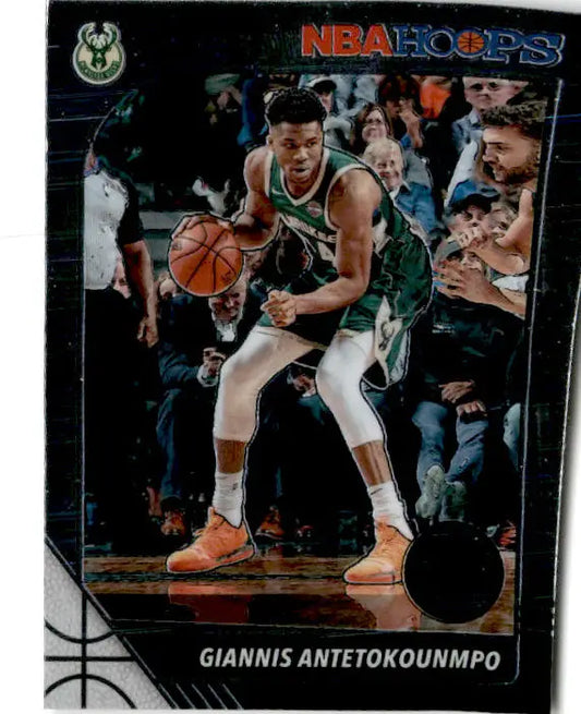 2019-20 Hoops Premium Stock #102 Giannis Antetokounmpo - Basketball Card Single