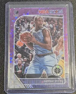 2019-20 Hoops Premium Stock #112 Gorgui Dieng Prizms Purple Disco - Basketball Card Single
