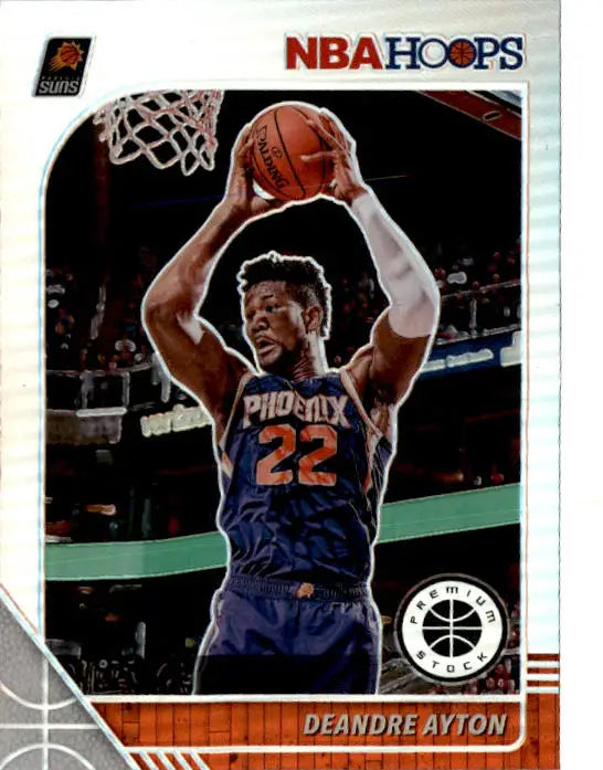 2019-20 Hoops Premium Stock #150 Deandre Ayton Prizms Silver - Basketball Card Single