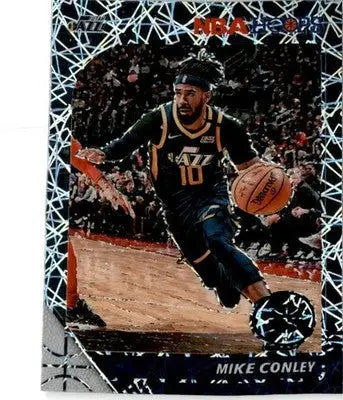 2019-20 Hoops Premium Stock #186 Mike Conley Prizms Silver Laser - Basketball Card Single