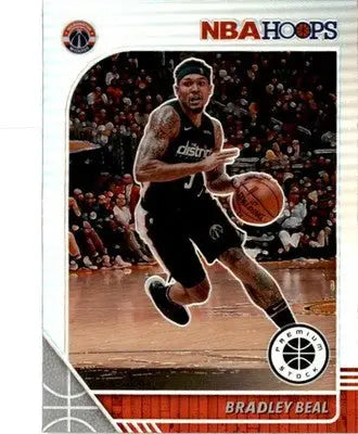 2019-20 Hoops Premium Stock #192 Bradley Beal Prizms Silver - Basketball Card Single