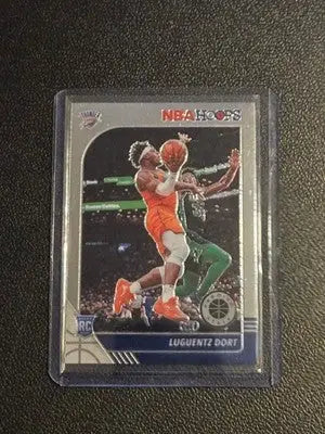 2019-20 Hoops Premium Stock #213 Luguentz Dort - Basketball Card Single