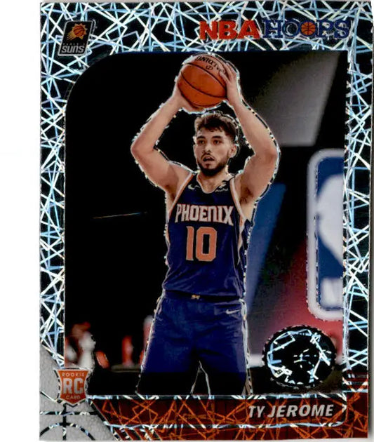 2019-20 Hoops Premium Stock #219 Ty Jerome Prizms Silver Laser - Basketball Card Single