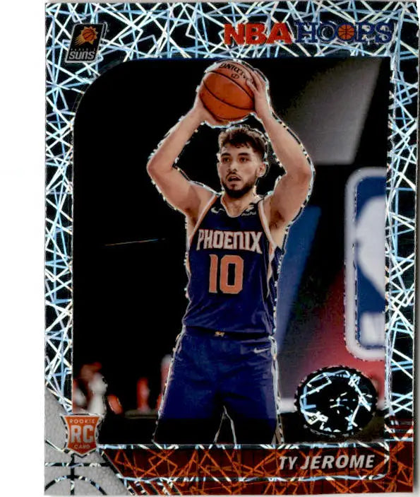 2019-20 Hoops Premium Stock #219 Ty Jerome Prizms Silver Laser - Basketball Card Single