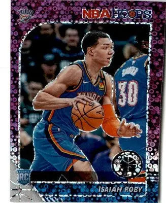 2019-20 Hoops Premium Stock #234 Isaiah Roby Prizms Purple Disco - Basketball Card Single