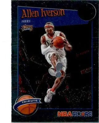 2019-20 Hoops Premium Stock #285 Allen Iverson - Basketball Card Single
