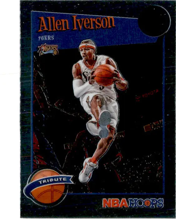 2019-20 Hoops Premium Stock #285 Allen Iverson - Basketball Card Single