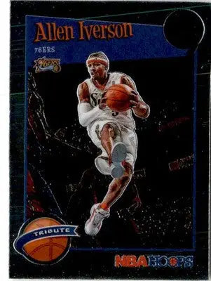 2019-20 Hoops Premium Stock #285 Allen Iverson - Basketball Card Single