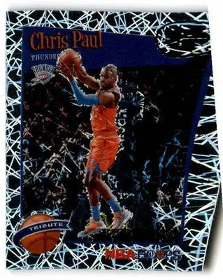 2019-20 Hoops Premium Stock #288 Chris Paul Prizms Silver Laser - Basketball Card Single