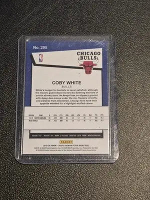 2019-20 Hoops Premium Stock #295 Coby White - Basketball Card Single