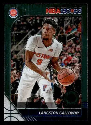 2019-20 Hoops Premium Stock #56 Langston Galloway - Basketball Card Single