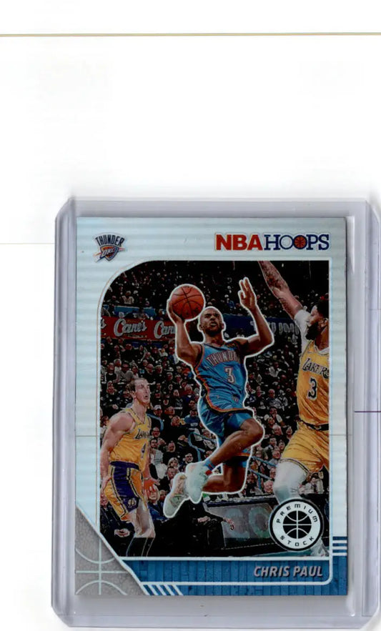 2019-20 Hoops Premium Stock #67 Chris Paul Prizms Silver