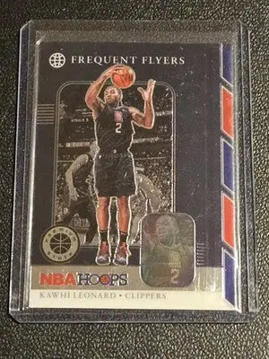 2019-20 Hoops Premium Stock #8 Kawhi Leonard Frequent Flyers Holo - Basketball Card Single