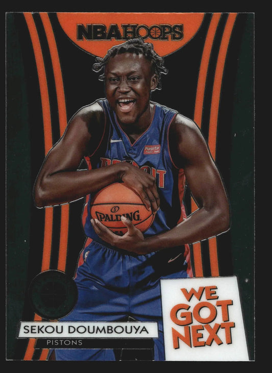 2019-20 Hoops Premium Stock We Got Next Sekou Doumbouya #10 Insert Pistons