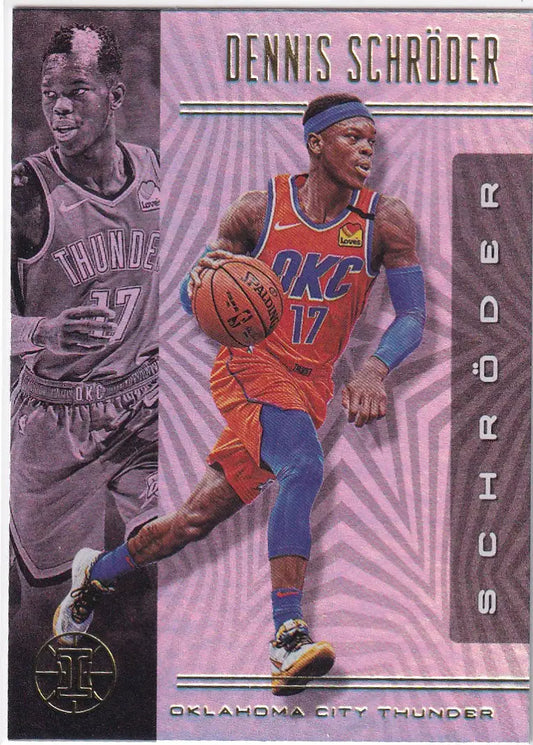 2019-20 ILLUSIONS #23 DENNIS SCHRODER- OKLAHOMA CITY THUNDER - Basketball Card Single