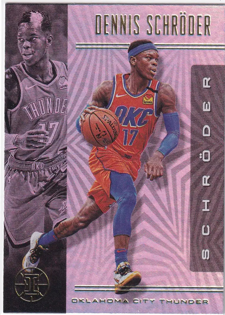 2019-20 ILLUSIONS #23 DENNIS SCHRODER- OKLAHOMA CITY THUNDER