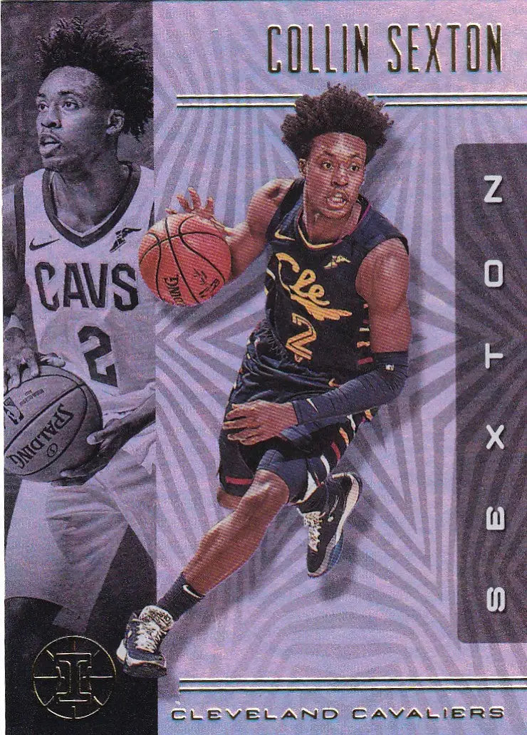 2019-20 ILLUSIONS #65 COLLIN SEXTON- CLEVELAND CAVALIERS - Basketball Card Single