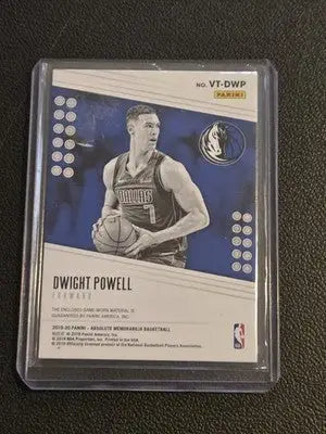 2019-20 Panini Absolute Memorabilia Dwight Powell Veteran Tools of the Trade - Basketball Card Single